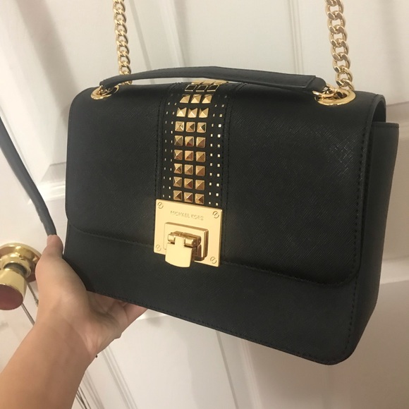 Michael Kors Studded Handbag - Picture 2 of 6